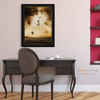 خرید تابلو نقاشی هتل - آبی بیانتها – تابلو مدرن - اسپو دکور