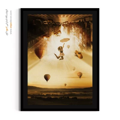 خرید تابلو نقاشی هتل - آبی بیانتها – تابلو مدرن - اسپو دکور