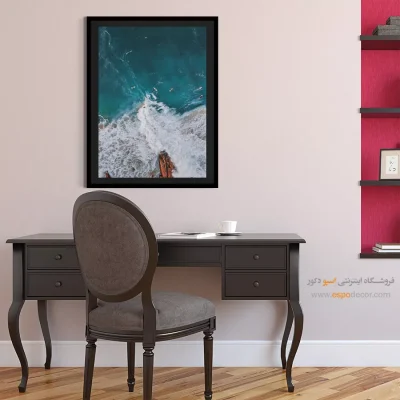 خرید تابلو مینیمال هدیه روز پدر - خواب سپید – تابلو مدرن - اسپو دکور