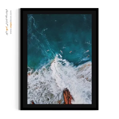 خرید تابلو مینیمال هدیه روز پدر - خواب سپید – تابلو مدرن - اسپو دکور