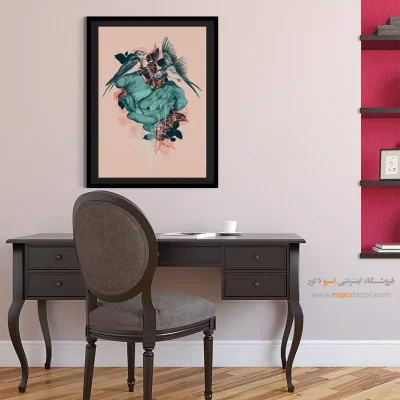 خرید تابلو چاپی سالن پذیرایی - افق بی‌صدا – تابلو مدرن - اسپو دکور