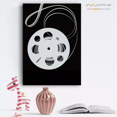 خرید تابلو نقاشی رمانتیک - موج خاموش – تابلو مدرن - اسپو دکور