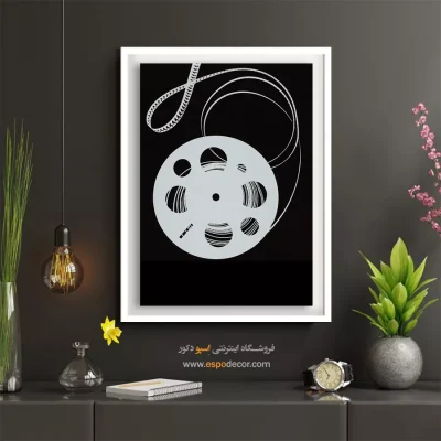 خرید تابلو نقاشی رمانتیک - موج خاموش – تابلو مدرن - اسپو دکور