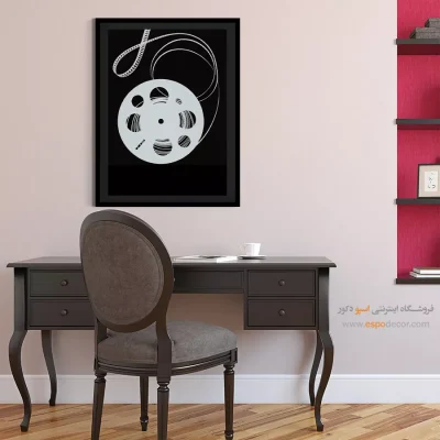 خرید تابلو نقاشی رمانتیک - موج خاموش – تابلو مدرن - اسپو دکور