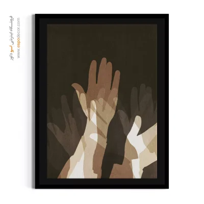 خرید تابلو هنری هدیه خاص - تپش سپید – تابلو مدرن - اسپو دکور