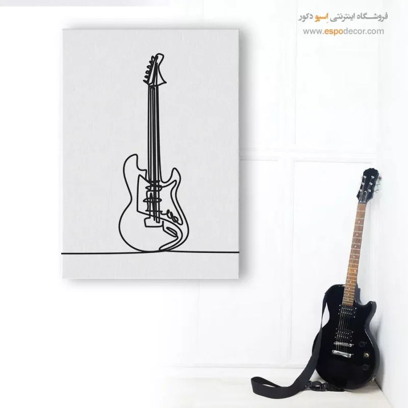 تابلو گیتار برای اتاق