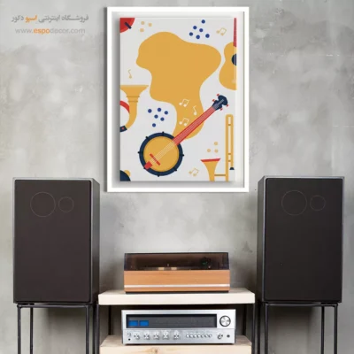 تابلو موسیقی کلاسیک - سمفونی طبیعت – تابلو موسیقی - اسپو دکور