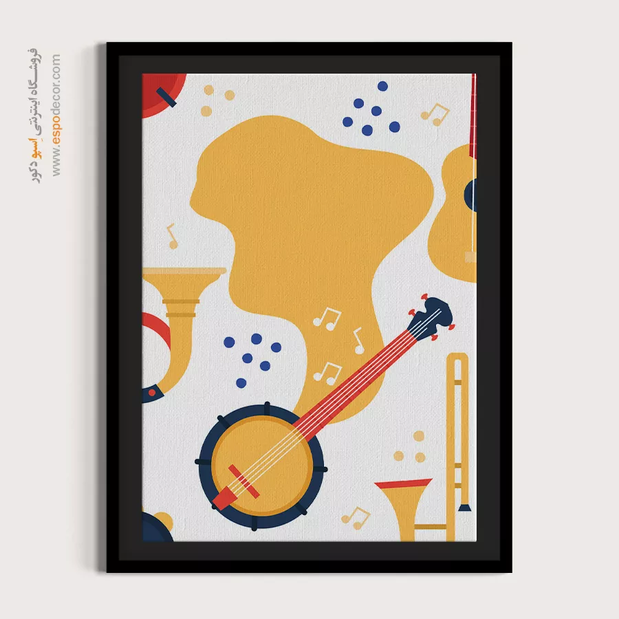 تابلو موسیقی کلاسیک - سمفونی طبیعت – تابلو موسیقی - اسپو دکور