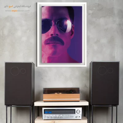 تابلو خواننده معروف - آوای رنگ‌ها – تابلو موسیقی - اسپو دکور