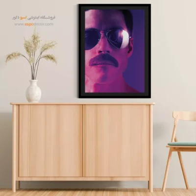 تابلو خواننده معروف - آوای رنگ‌ها – تابلو موسیقی - اسپو دکور