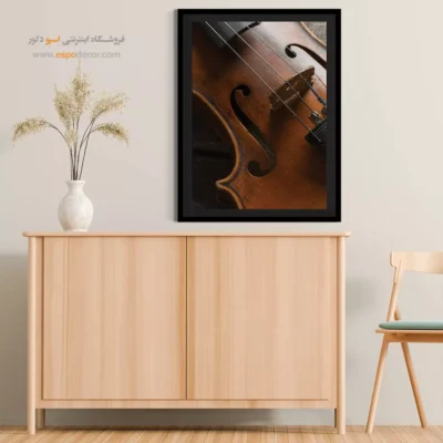 تابلو سبک کلاسیک برای دکور - آکوردهای آبی – تابلو موسیقی - اسپو دکور