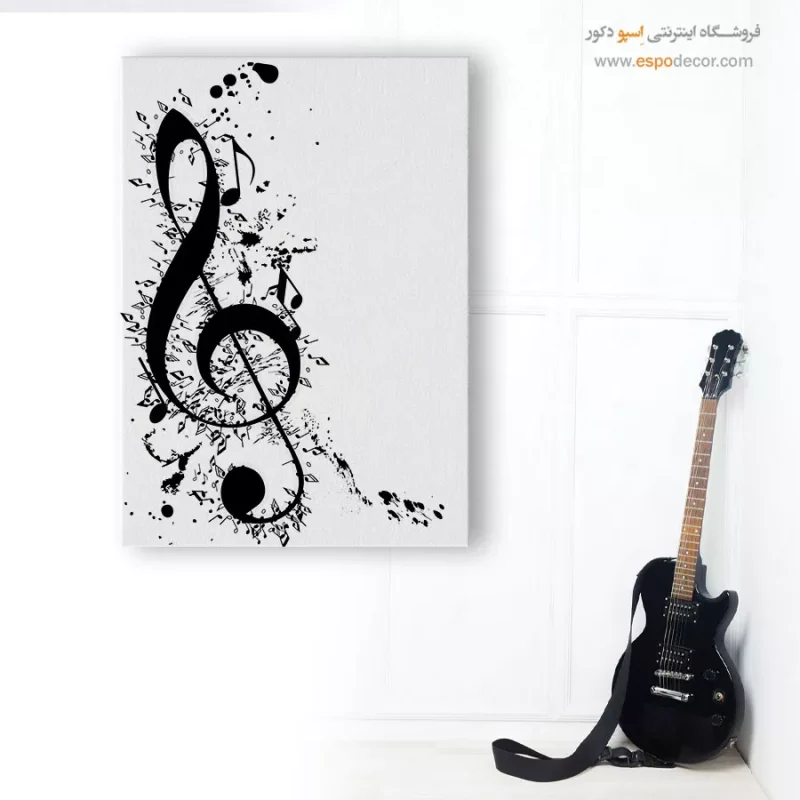 خرید تابلو دیواری نت موسیقی