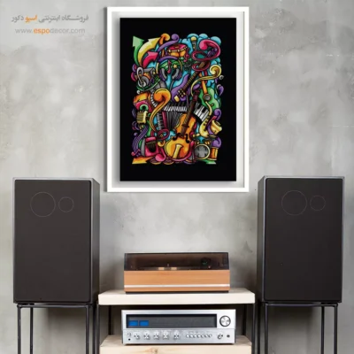 تابلو ساز موسیقی - موسیقی بهاری – تابلو موسیقی - اسپو دکور