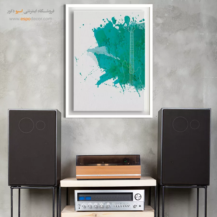 تابلو هنری موزیک ارزان - آوازهای بیکران – تابلو موسیقی - اسپو دکور