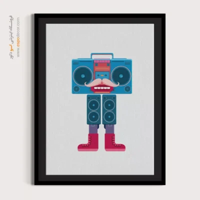 تابلو هنری موزیک دیواری - آهنگ‌های نوستالژیک – تابلو موسیقی - اسپو دکور