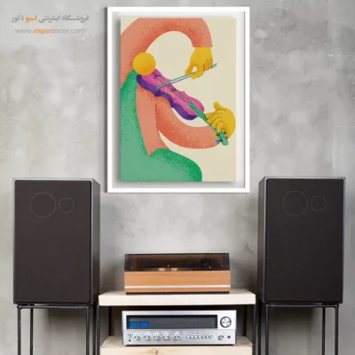 خرید تابلو سبک کلاسیک - سمفونی عشق – تابلو موسیقی - اسپو دکور