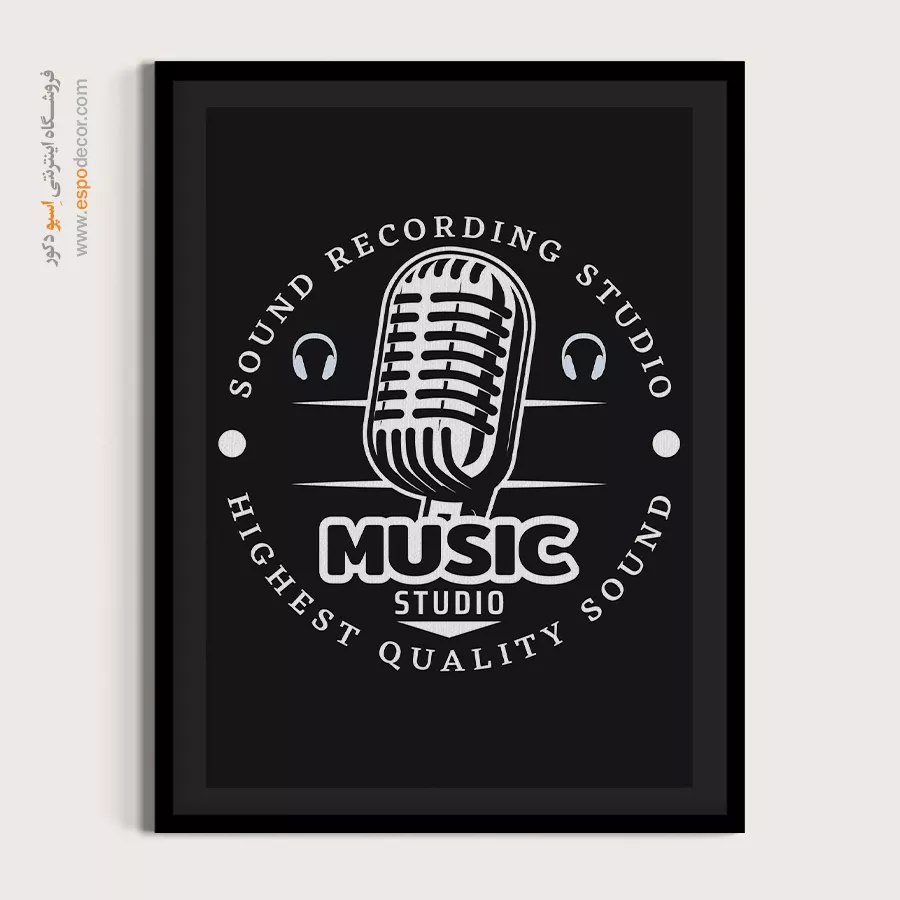 تابلو موسیقی مدرن برای دکور - ملودیهای جاودانگی – تابلو موسیقی - اسپو دکور