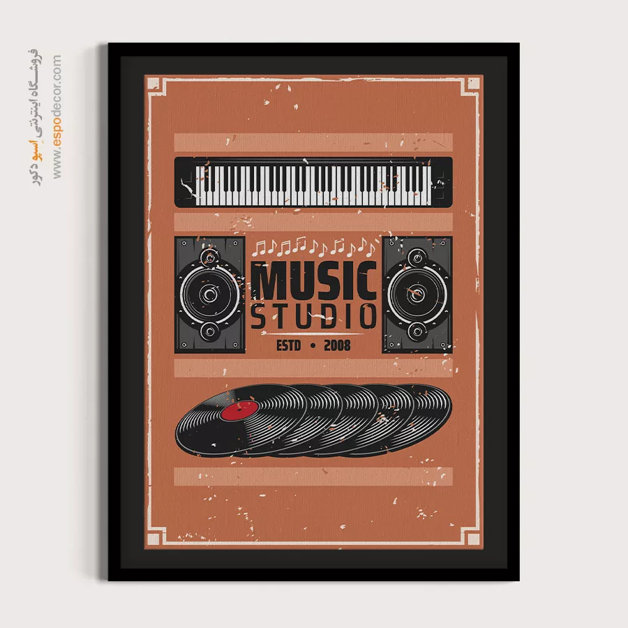 تابلو موسیقی مدرن با کیفیت - سازهای بومی – تابلو موسیقی - اسپو دکور