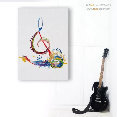 تابلو نت موسیقی برای دکور