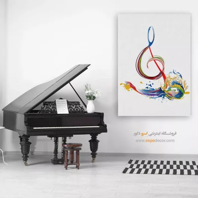 تابلو نت موسیقی برای دکور
