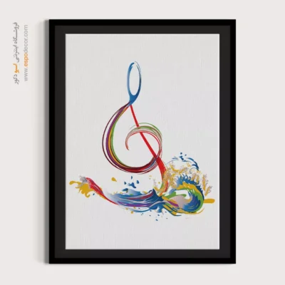 تابلو نت موسیقی برای دکور - آواهای روزگار – تابلو موسیقی - اسپو دکور