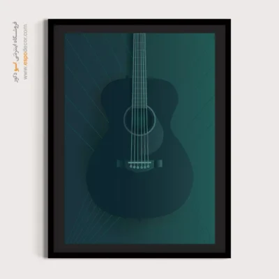 تابلو سبک راک برای اتاق - آکوردهای خوشحالی – تابلو موسیقی - اسپو دکور