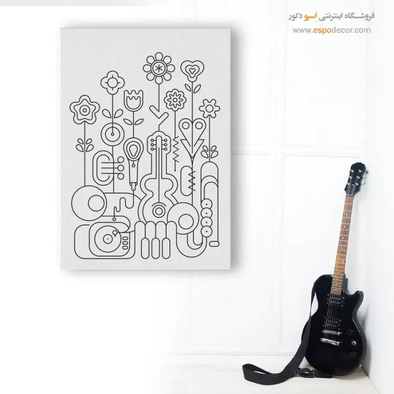 تابلو دیواری موسیقی ارزان