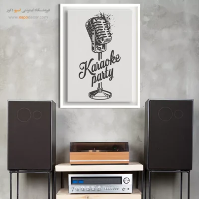 خرید تابلو صدای موسیقی - سمفونی دل – تابلو موسیقی - اسپو دکور