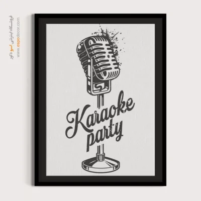 خرید تابلو صدای موسیقی - سمفونی دل – تابلو موسیقی - اسپو دکور