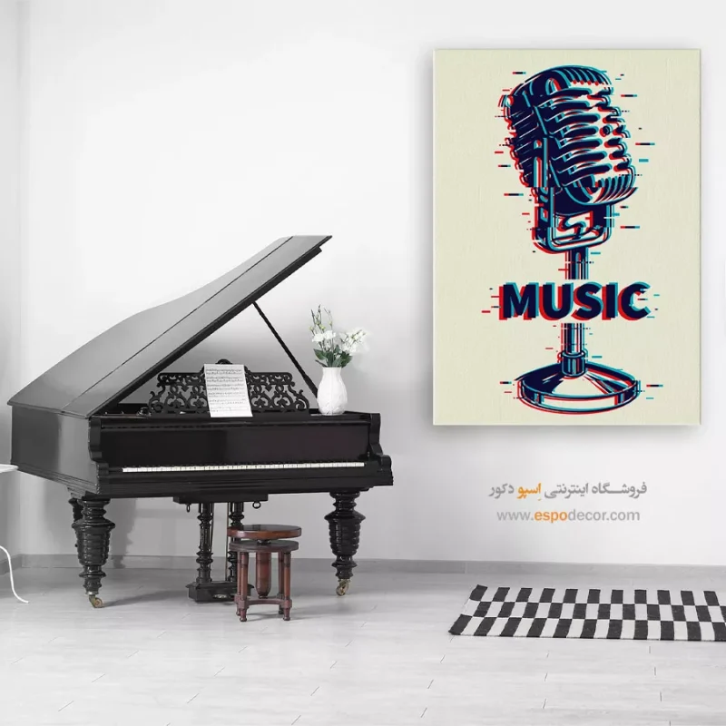 خرید تابلو سبک راک