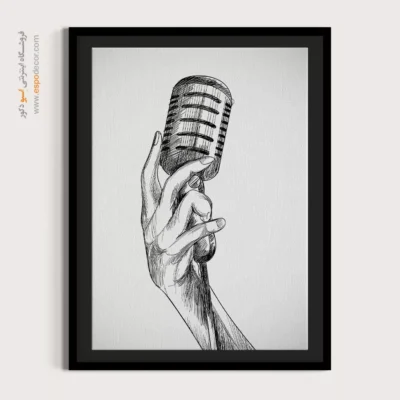 تابلو موسیقی پاپ مدرن - نواهای شادی – تابلو موسیقی - اسپو دکور