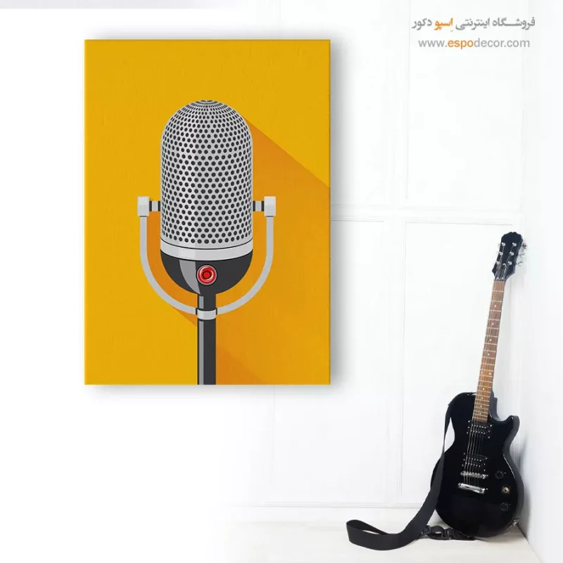 خرید تابلو هنری موزیک