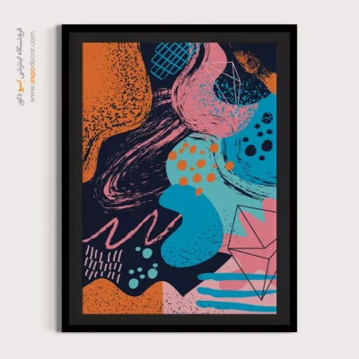 تابلو بوم هنری موزیک ارزان - نغمه‌های طلایی – تابلو موسیقی - اسپو دکور