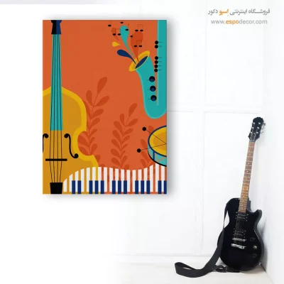 تابلو هنری موزیک