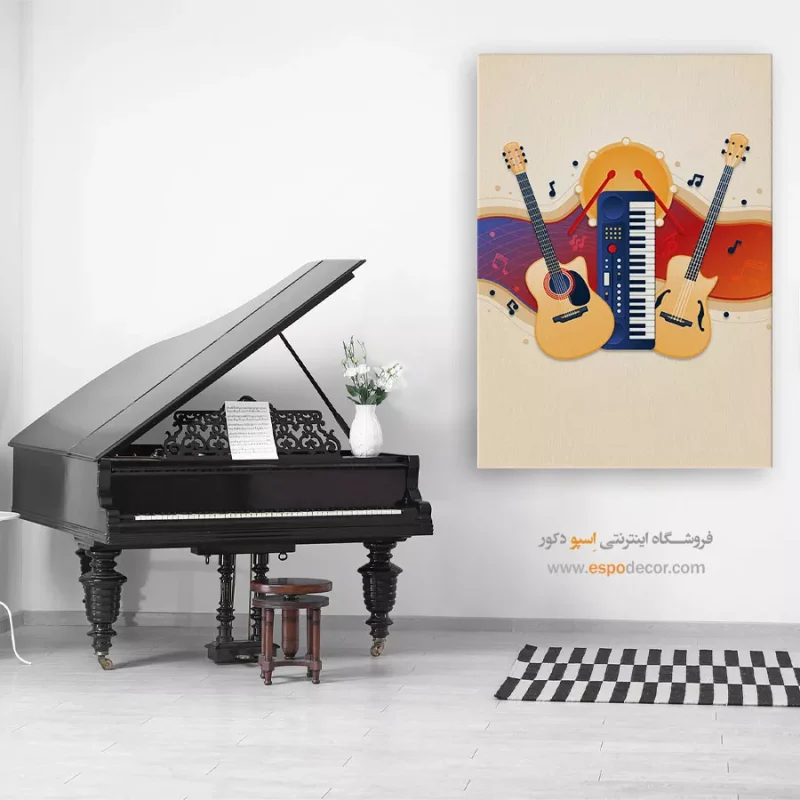 خرید تابلو موسیقی پاپ