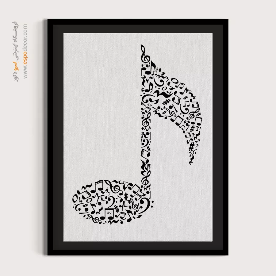 تابلو موزیسین - طنین سرود – تابلو موسیقی - اسپو دکور