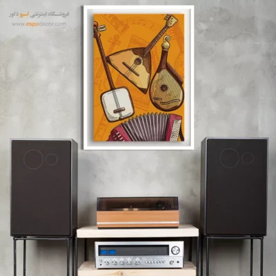 تابلو موسیقی سنتی برای دکور - ملودیهای گمشده – تابلو موسیقی - اسپو دکور