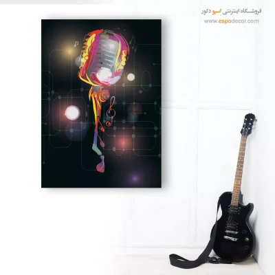 خرید تابلو موسیقی پاپ