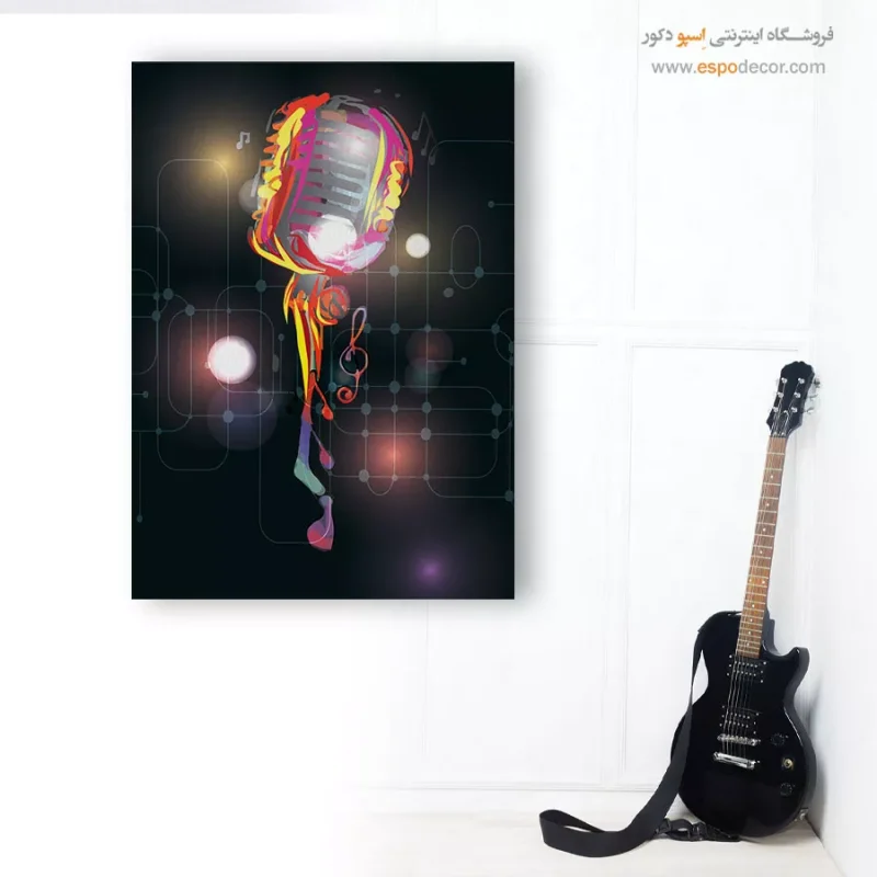 خرید تابلو موسیقی پاپ