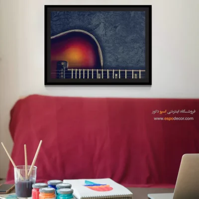 تابلو موزیک جاز ارزان - موسیقی سکوت – تابلو موسیقی - اسپو دکور