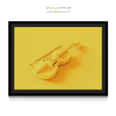 تابلو گیتار ارزان - ملودیهای سرخ – تابلو موسیقی - اسپو دکور