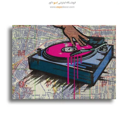 تابلو موزیسین لاکچری - طنین دریا – تابلو موسیقی - اسپو دکور