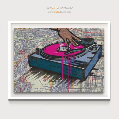 تابلو موزیسین لاکچری - طنین دریا – تابلو موسیقی - اسپو دکور