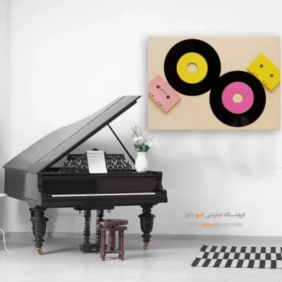 تابلو بوم موسیقی دیواری - آکوردهای پاییز – تابلو موسیقی - اسپو دکور