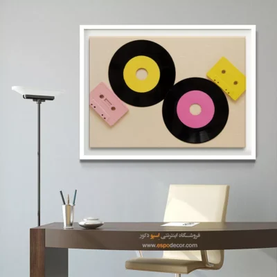 تابلو بوم موسیقی دیواری - آکوردهای پاییز – تابلو موسیقی - اسپو دکور