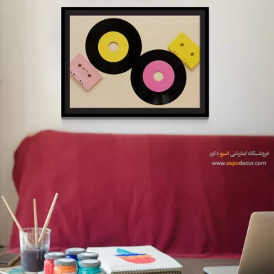 تابلو بوم موسیقی دیواری - آکوردهای پاییز – تابلو موسیقی - اسپو دکور