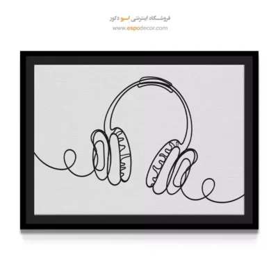 تابلو موزیسین با کیفیت - نوای بهشت – تابلو موسیقی - اسپو دکور