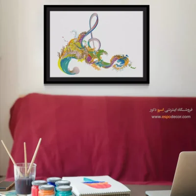 تابلو مدرن نت موسیقی - نغمههای دلتنگی – تابلو موسیقی - اسپو دکور