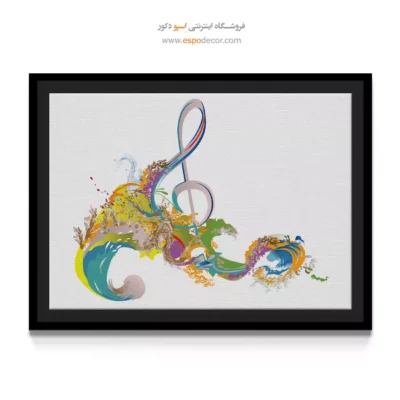 تابلو مدرن نت موسیقی - نغمههای دلتنگی – تابلو موسیقی - اسپو دکور