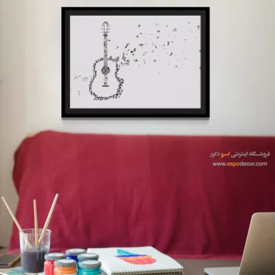 تابلو صدای موسیقی کلاسیک - آوای خاطره‌ها – تابلو موسیقی - اسپو دکور